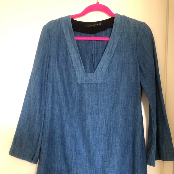 Zara denim shift dress - Picture 4 of 6